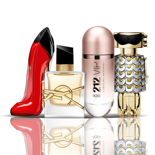 Set 4 Profumi | Very Good Girl + Libre + 212 VIP Rose + Fame 100 ml