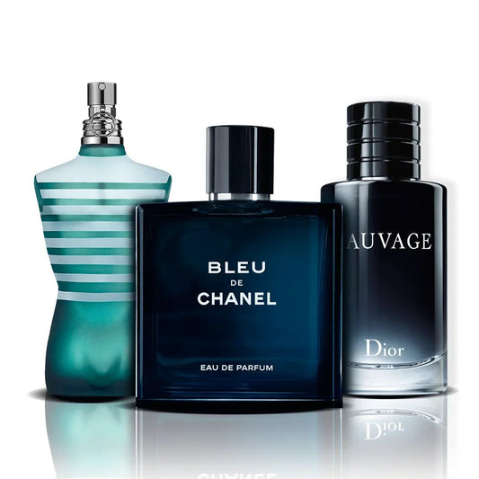 Set 3 Profumi | Le Male, Bleu de Chanel i Sauvage (100 ml)